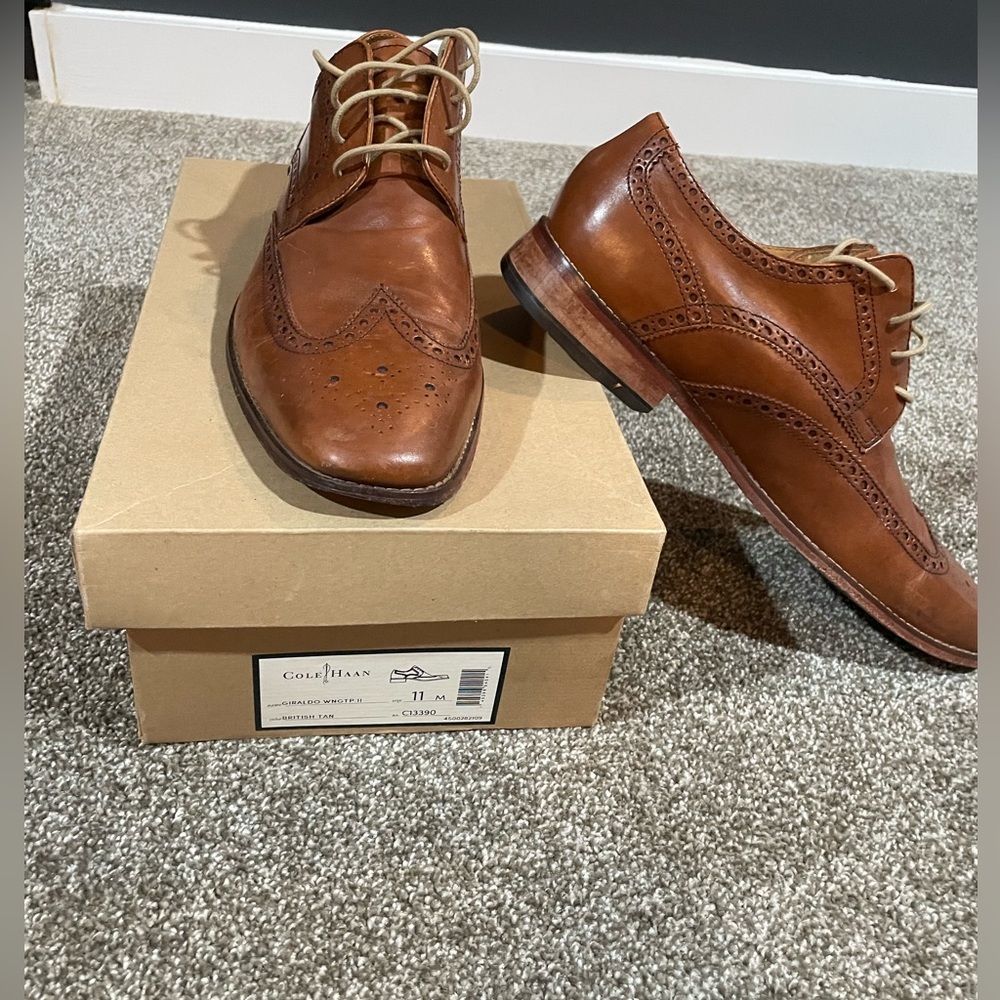 Men's Dress Shoes - Cole Haan Air Giraldo Wingtip II